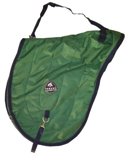 TOMARA equestrian English Saddle Case Bag -Green