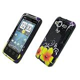 EMPIRE Purple with Yellow Flowers Design Hard Case Cover for Sprint HTC EVO ....