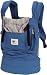 ERGO Baby Carrier w/ Striped Lining - Blue w/ Seersucker