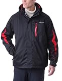 Ziener Herren Skijacke TOSHIKI, black/red, 48, 114200_474584