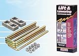 Superior 13-1030 2" Universal Lift/Lowering Blocks-Complete Kit-Round U-Bolts