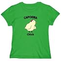 T-Shirt Womens Green " Capoeira CHICK " Sports