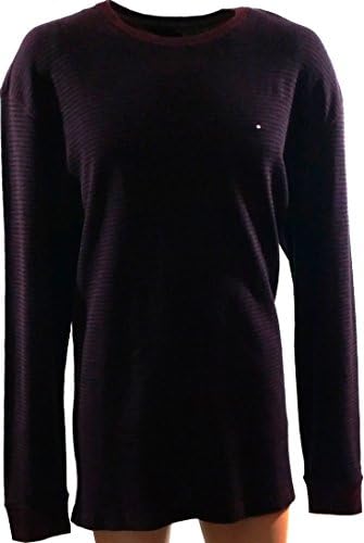 Tommy Hilfiger Gerald Stripe Pull Over Sweater Fall Basic Bordeaux, XXLarge