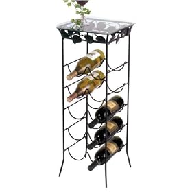 Wine Pedestal with Glass Top by Dover
