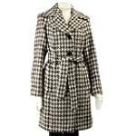 AK Anne Klein Women's Single Breasted Belted Walker Coat