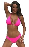 UjENA Hot Pink Thong Bikini Swimsuit