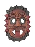 EXP Handmade 'Sun God' Tribal Mask Wall Hanging (Thailand)