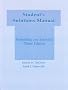 Student Solutions Manual: Probability and Statistics