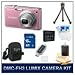 Panasonic LUMIX DMC-FH3 Digital Camera (Pink), 14 MP, 5x Wide Angle Optical Zoom Lens, 2.7