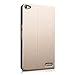 kwmobile Practical and chic FLIP COVER case with window and synthetic leather for Huawei MediaPad X2 7.0 in gold