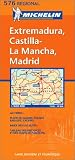 Michelin Spain Central - Extremadura/Castilla La Mancha/Madrid Map No. 576