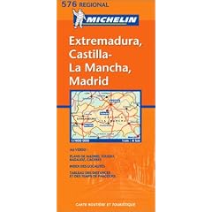 Carte RGIONAL Extramadura, Castilla La Mancha, Madrid