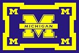 Michigan Wolverines ( University Of ) NCAA 3x5 Area Rug