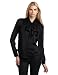WHAT GOES AROUND COMES AROUND Women's Constance Blouse, Black, Small