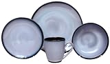 Sango Nova Blue 16-Piece Dinnerware Set, Service for 4