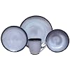 Sango Nova Blue 16-Piece Dinnerware Set, Service for 4