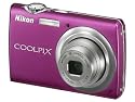 Nikon Coolpix S220 Digital Camera - Magenta (10.0MP, 3x Optical Zoom) 2.5 inch LCD