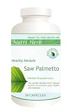 Healthy Herbals Saw Palmetto (Berry) Herbal Supplement, 240 Mg, 30 Vegetable Capsules