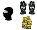 Auto Pearl Premium Quality Bike Accessories Combo Of Balaclava Black Face Mask For Bike Riding Sunscreen Dust Proof Mask. & Vemar 1 Pair of Full Hand Grip Gloves for Bike Motorcycle Scooter Riding - (Black) & Air Gloss Wax Foam Instant Shiner RS.2065.00