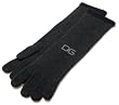 Dolce & Gabbana Women's Cashmere Gloves with D&G Rhinestone Logo