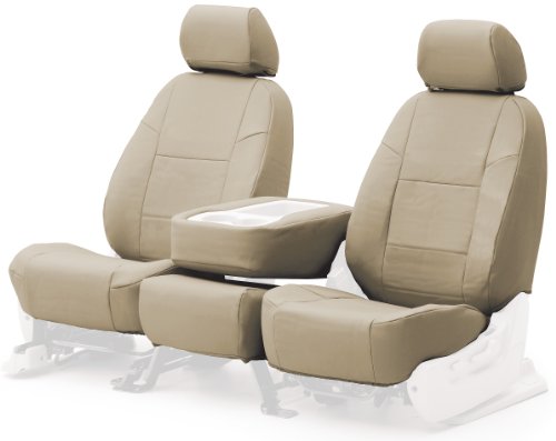 Coverking Custom-Fit Front Bucket Seat Cover - Leatherette, Beige
