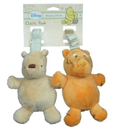 Disney Classic Pooh Hanging Chimes Winnie The Pooh and Tigger Baby Toy image