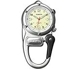 Dakota - Mini Clip Microlight, Cream Dial, Carabineer Clip