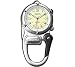 Dakota Watches - Dakota - Mini Clip Microlight, Cream Dial, Carabineer Clip