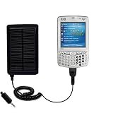 412KYGEGlWL. SL160  Solar Powered Rechargeable External Battery Pocket Charger for the HP iPAQ hw6920   uses Gomadic TipExchange Technology