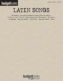 Latin Songs: Budget Books