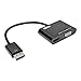 Tripp Lite DisplayPort 1.2 to VGA/HDMI All-in-One Converter Adapter, 4Kx2K HDMI @ 24/30Hz, 6in (P136-06N-HV-V2)