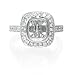 Diamond Antique Style Platinum Engagement Ring Setting