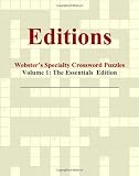 Editions - Webster's Specialty Crossword Puzzles, Volume 1: The Essentials Edition