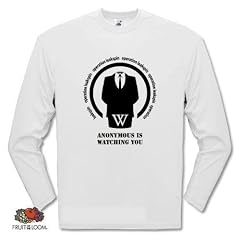 WIKILEAKS OPERATION LEAKSPIN - ANONYMOUS IS WATCHING YOU Longsleeve-T-Shirt