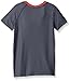 New Balance Boys' Big Short Sleeve Performance Colorblock T-Shirt, Atonic/Thunder, 10-12