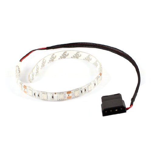 uxcell Red 18 5050 LED Light Flexible Lamp Strip DC 12V for PC Computer Case
