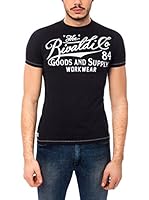 Rivaldi Camiseta Manga Corta (Negro)