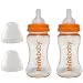 Thinkbaby Twin Pack Baby Bottles, Orange, 2 Pack, 9 Ounce