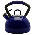 KitchenAid 2.25 Quart Porcelain Enamel on Steel Soft Grip Teakettle , Blue
