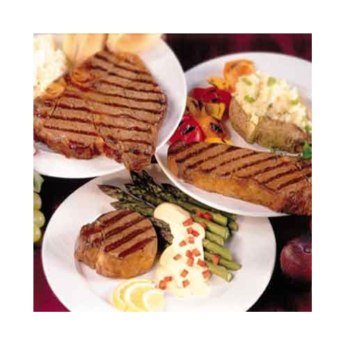 3 pcs. Prince Premium Meat Sampler(Filet Mignon, NY Strip Steaks, T-Bone Steaks)