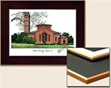 Hampton University Collegiate Laminated Collegiate 18x14 Lithograph
