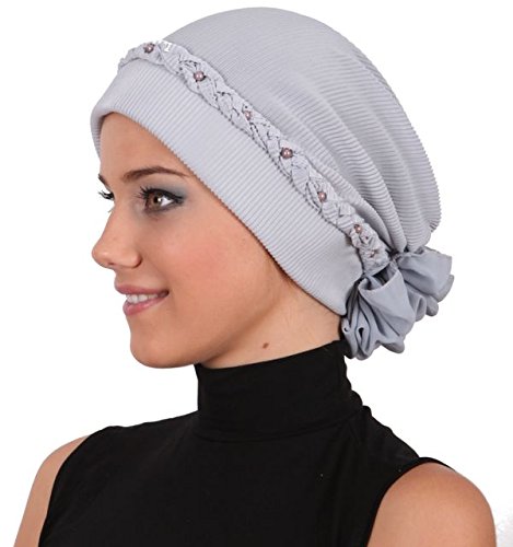 Braided & Pearl Detail Headwear | Hairloss Hats and Turbans