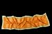 Rectangular Scarf 55" X 15" Colonial Buildings in Orange