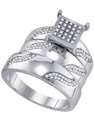 0.37CTW DIAMOND TRIO SET