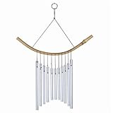 Arch Zinger Wind Chime Bamboo Aluminum Outdoor Decor Patio