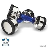 Hampton Ultra Bell Dumbbells with Blue Gel Grip Urethane Handles - Sold in Pairs!