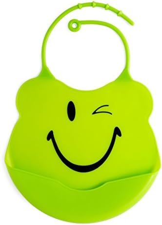Silicone Bib for Babies and Young Toddlers (Green)