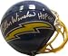 Kellen Winslow Autographed/Hand Signed San Diego Chargers Mini Helmet with HOF 95 Inscription