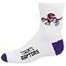 Toronto Raptors Youth White Team Logo Crew Socks