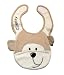 Baby Bib Monkey Embroidery Pattern with Velcro Strap, Baby Bib
